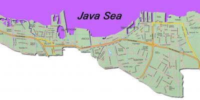Jakarta utara hartă