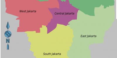 Capitala indoneziei hartă