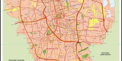 Harta Jakarta orașul vechi