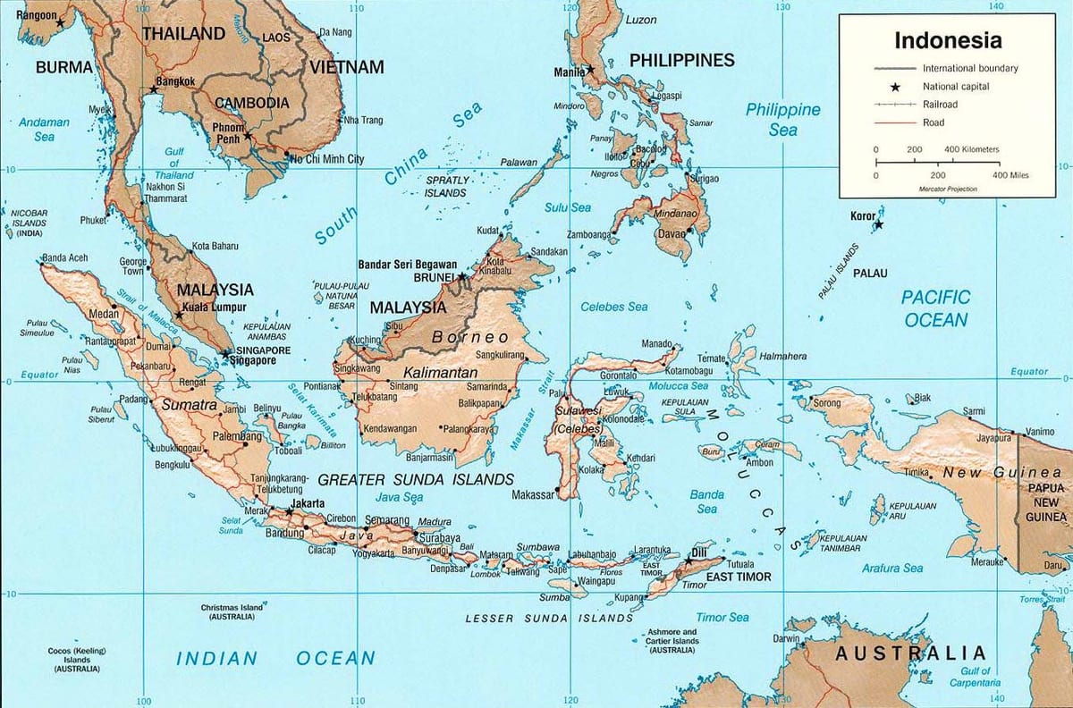 Jakarta localizare pe harta