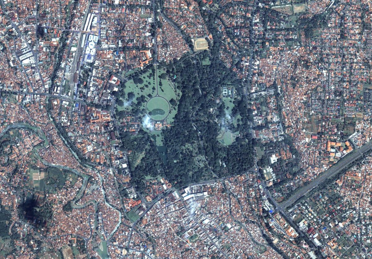 harta Jakarta prin satelit