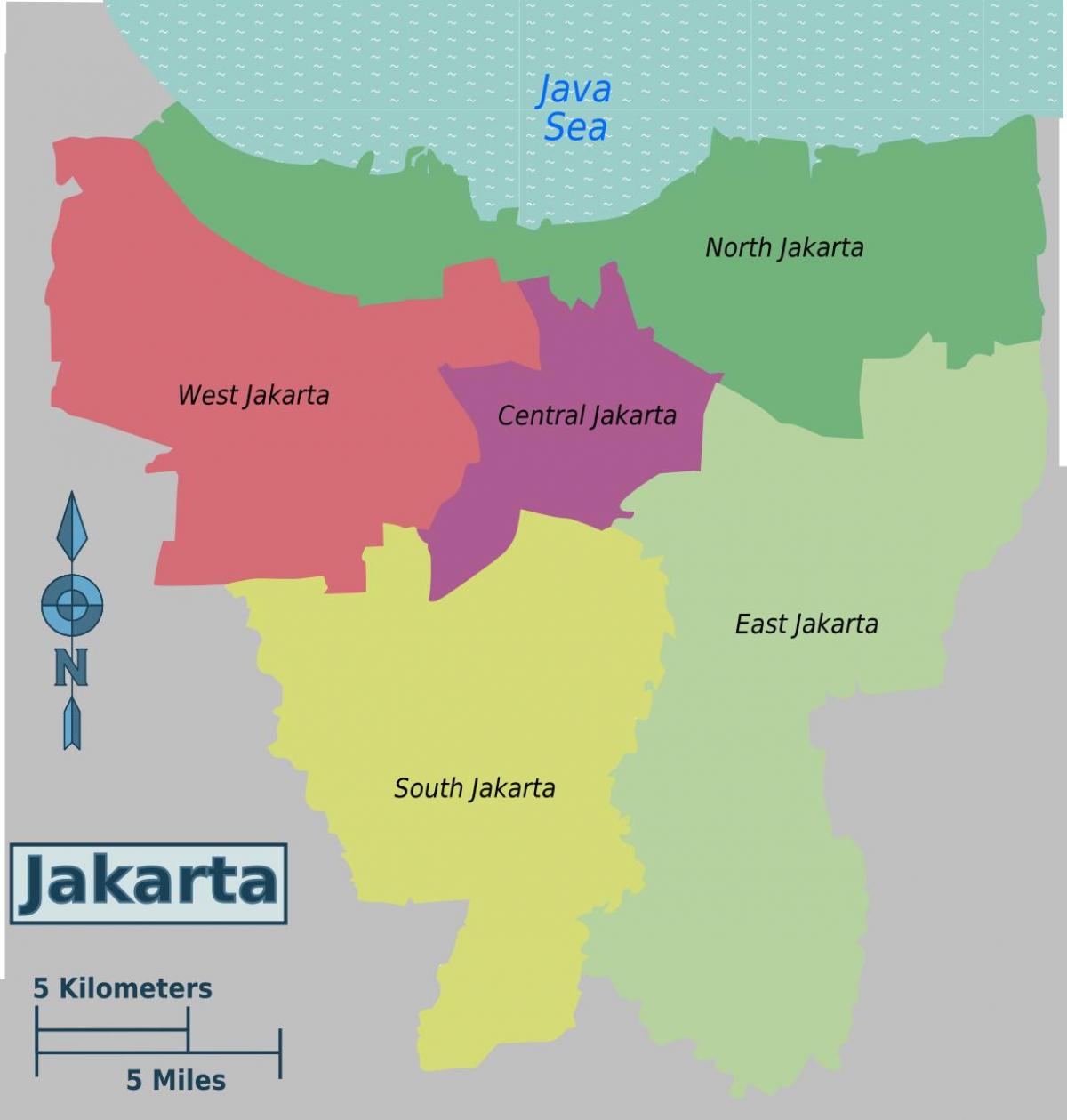 capitala indoneziei hartă