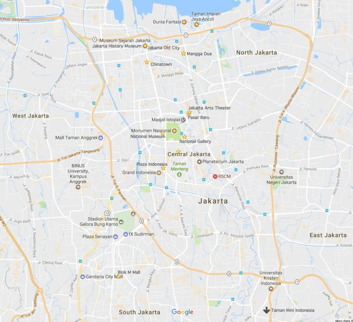 harta Jakarta viata de noapte