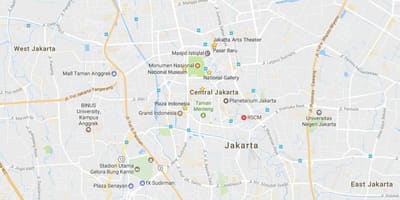 Harta Jakarta viata de noapte